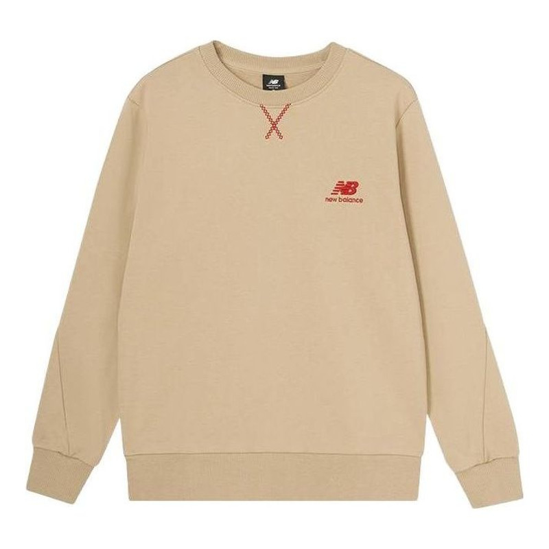 새로운 밸런스 운동 LNY 프랑스 테리 Crewneck 'Brandon Beige'AMT31571-BNN - 1