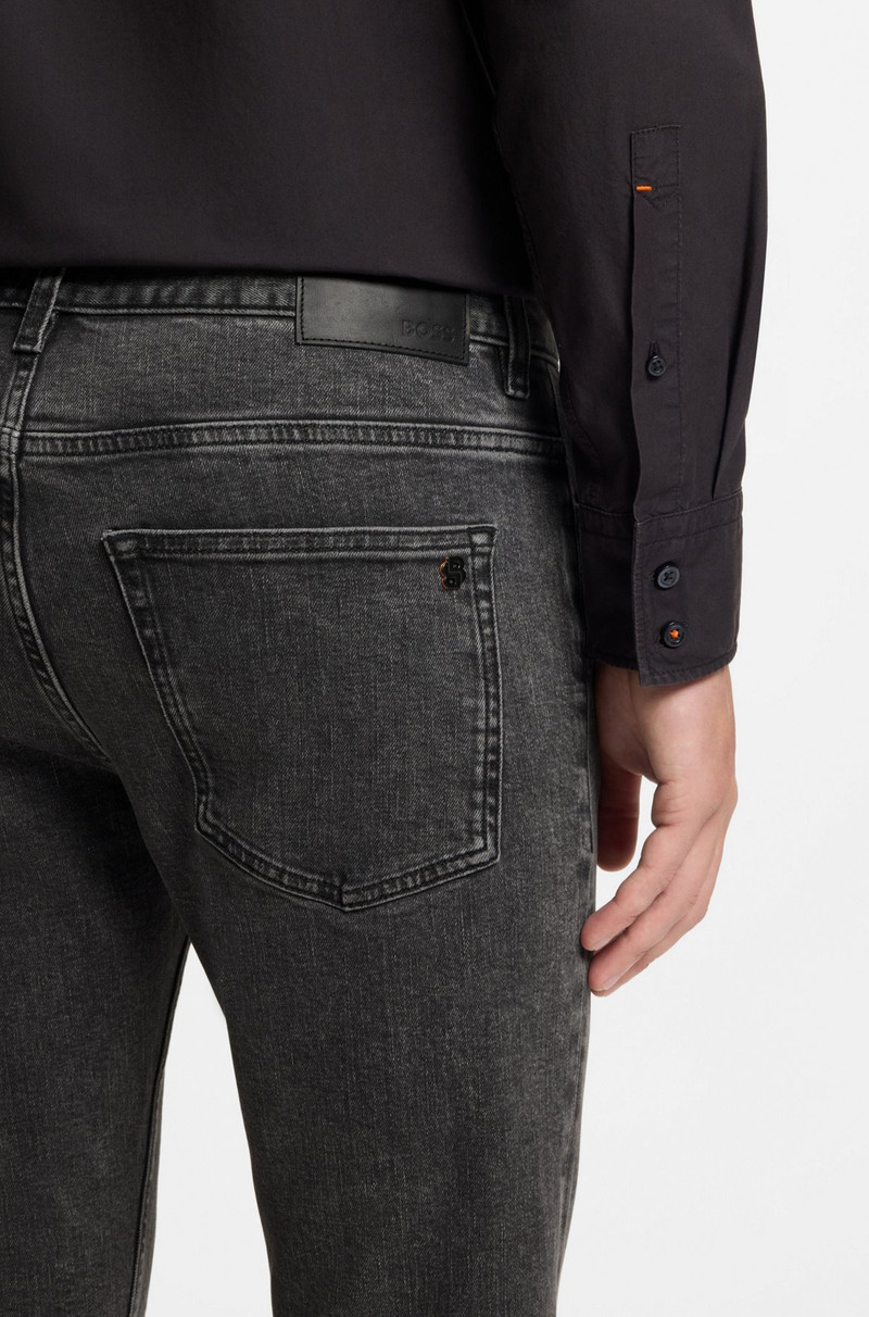 DELAWARE GREY SLIM-FIT JEANS IN STRETCH DENIM 5