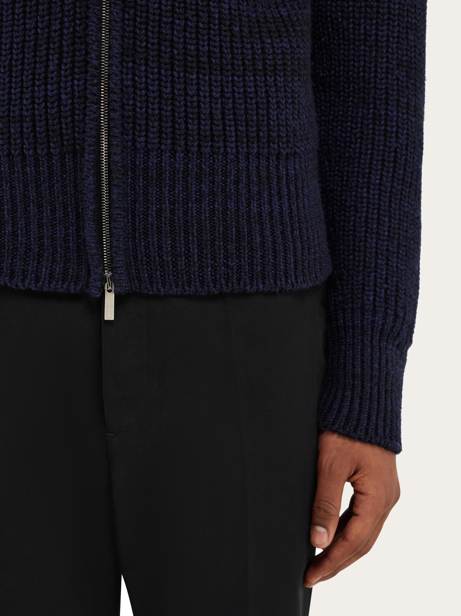 Knitted blouson - 6