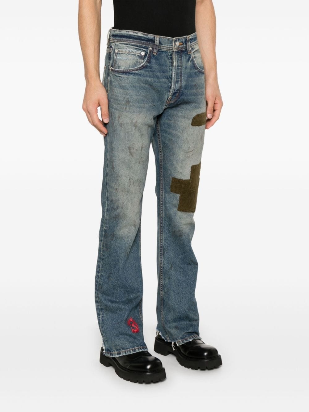 straight-leg jeans - 3