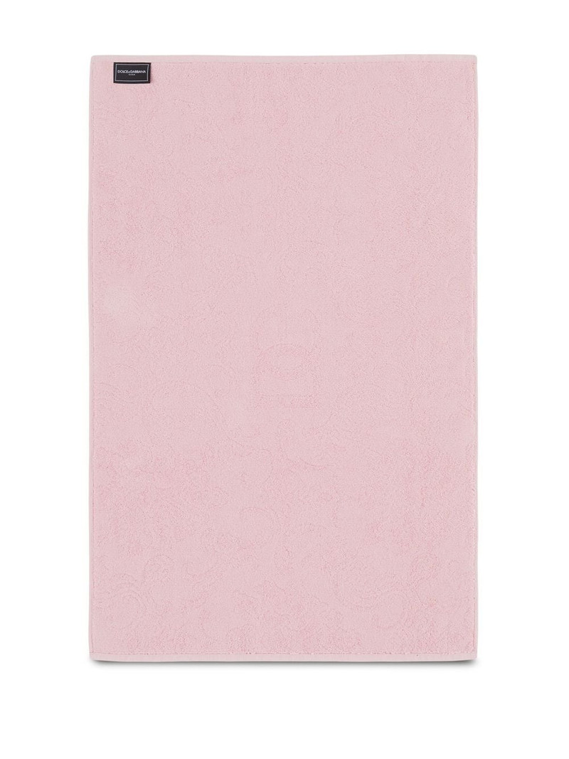 Dolce & Gabbana logo jacquard bath mat outlook