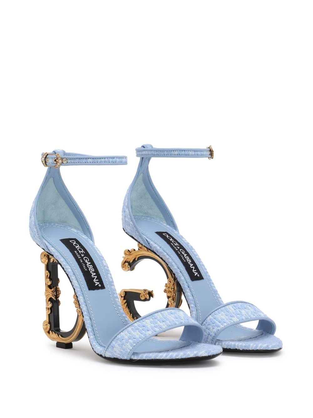 DG heel denim sandals - 2