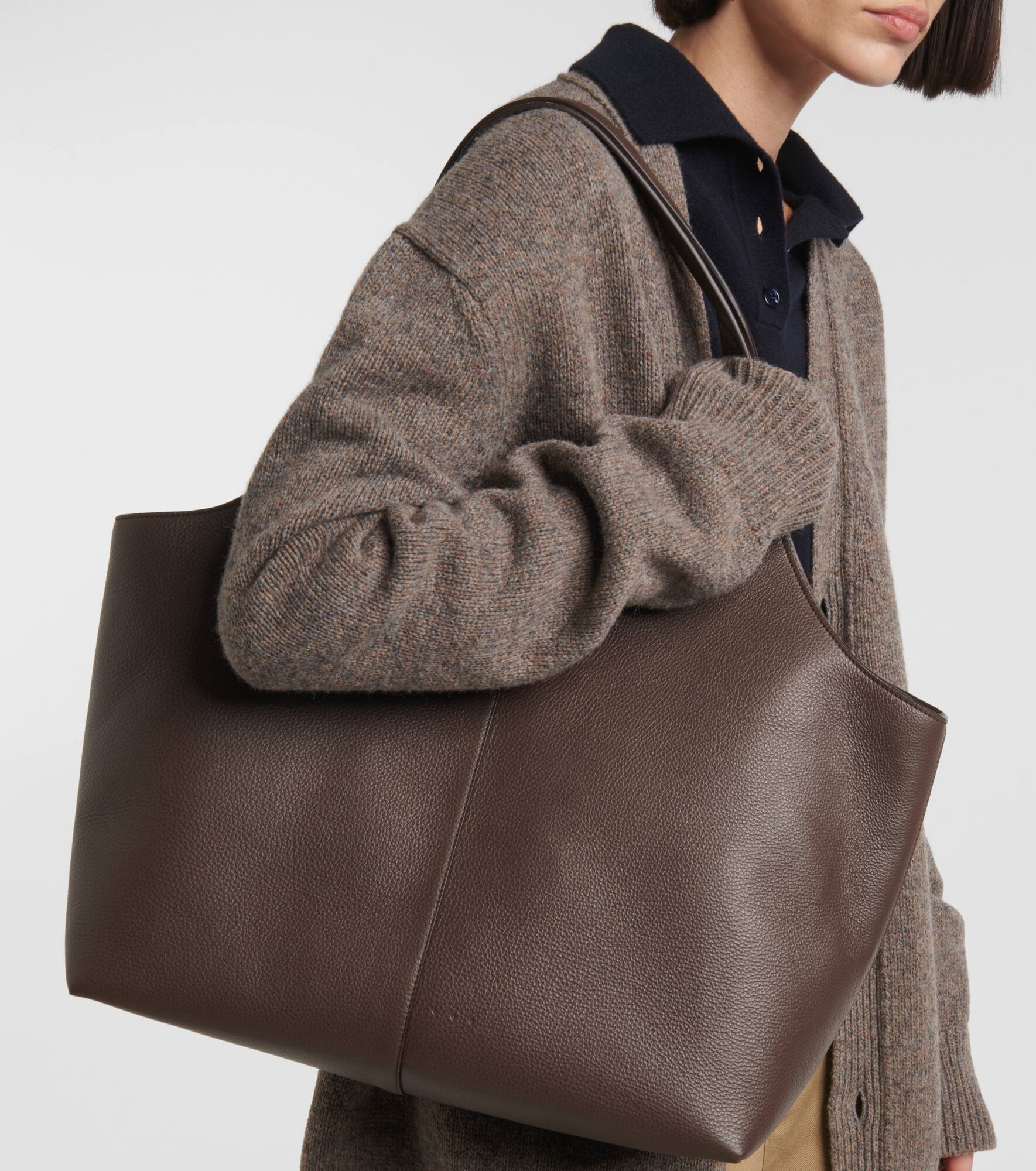 Cabas Supple XL leather tote bag - 2
