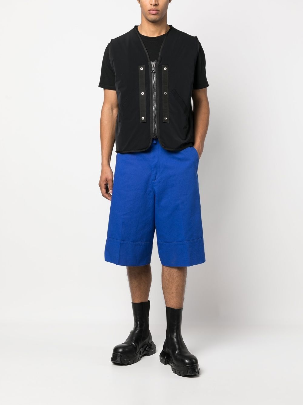oversized knee-length shorts - 2