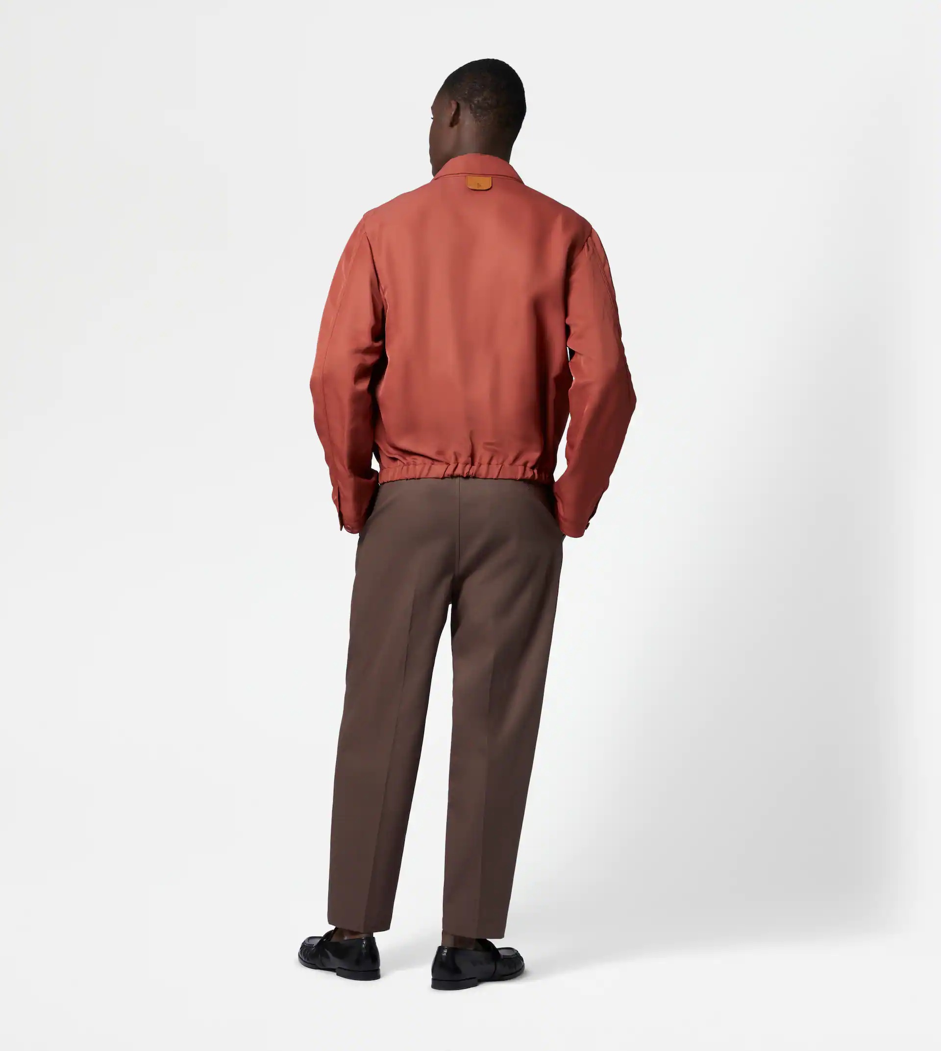 BLOUSON JACKET - ORANGE - 3