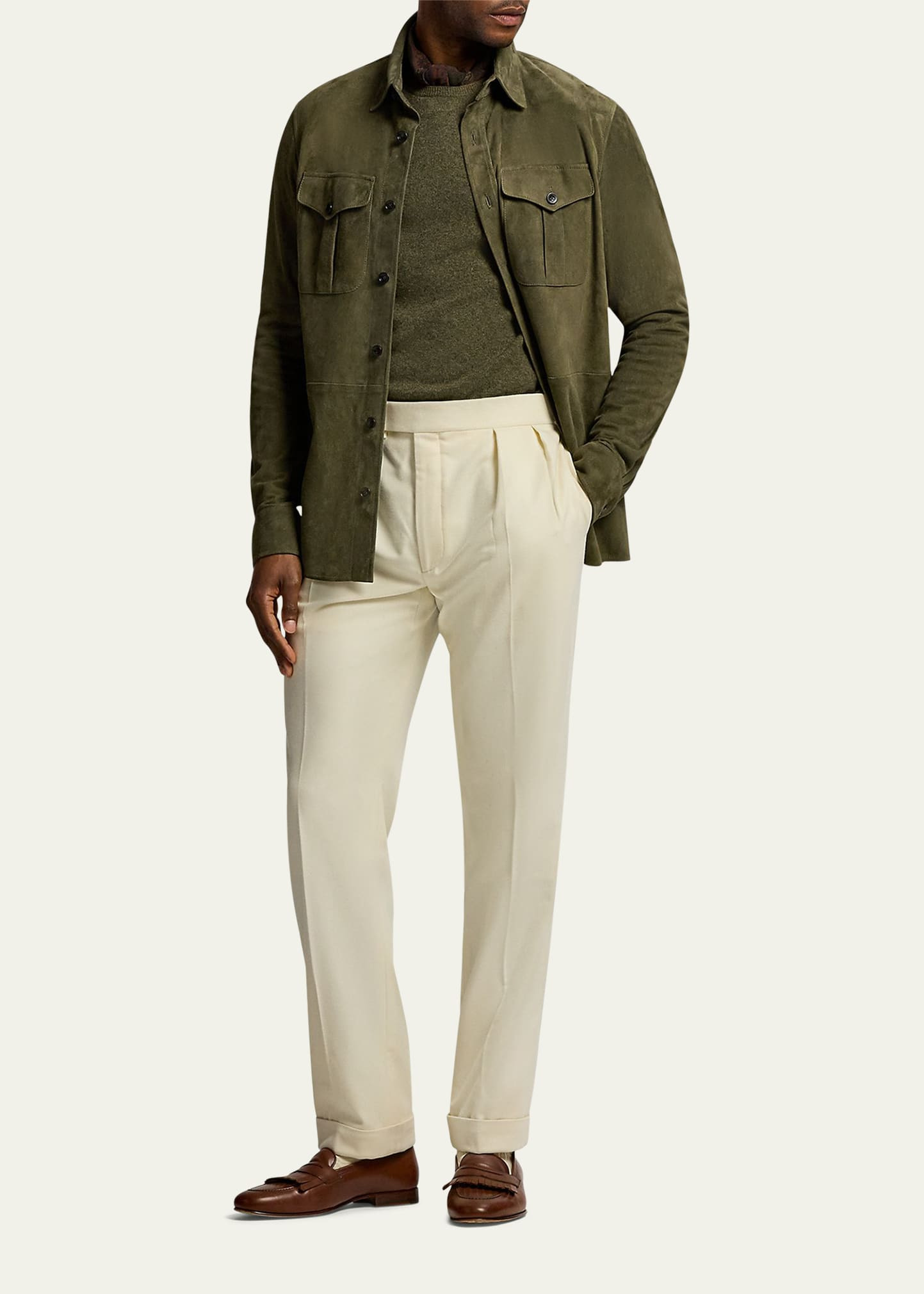 Men's Barron Suede Shirt Jacket - 2
