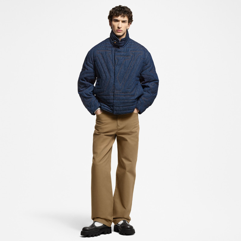 Louis Vuitton Quilted Denim Jacket outlook
