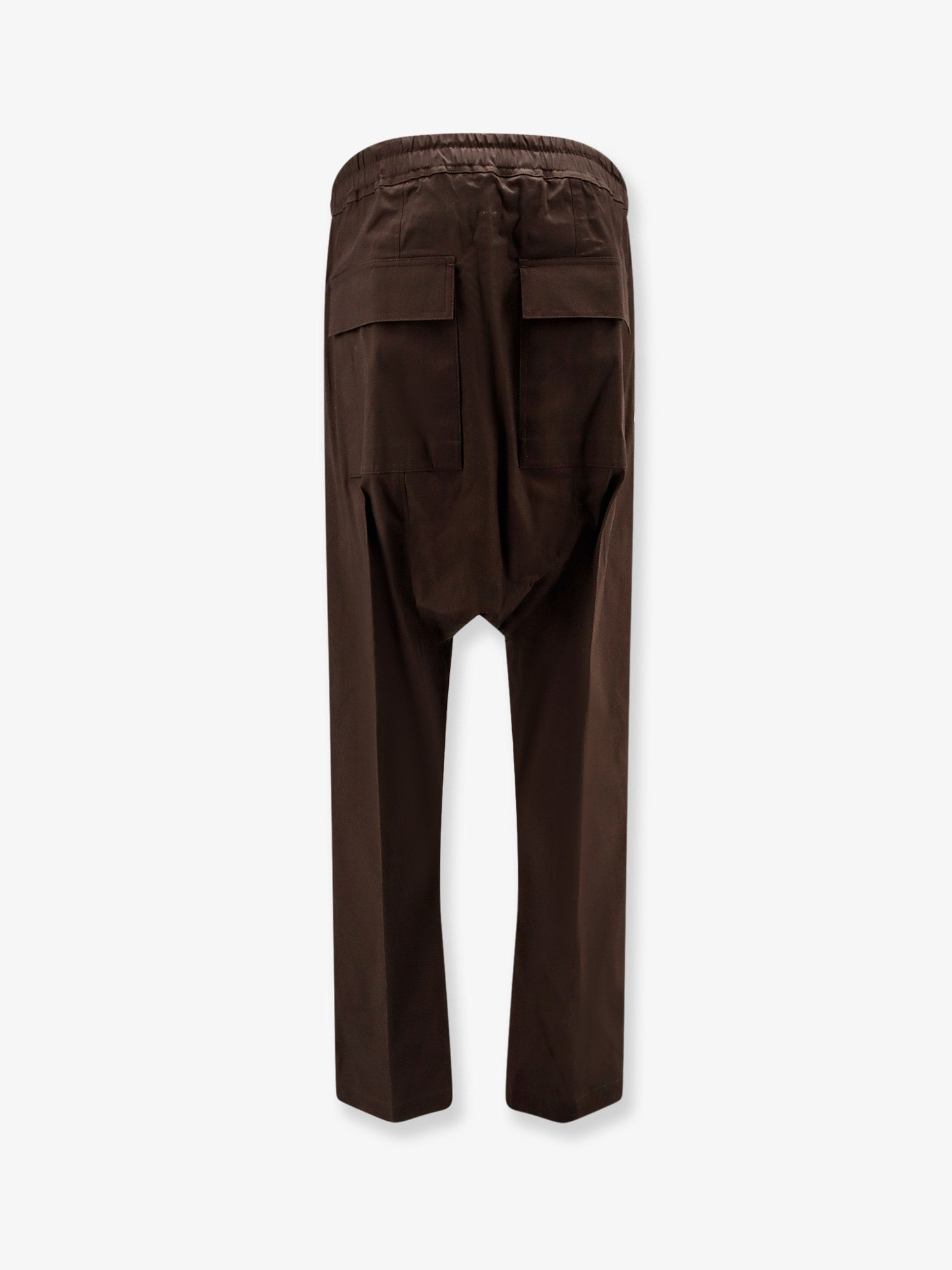 Rick Owens Men Stretch Cotton Trousers - 4
