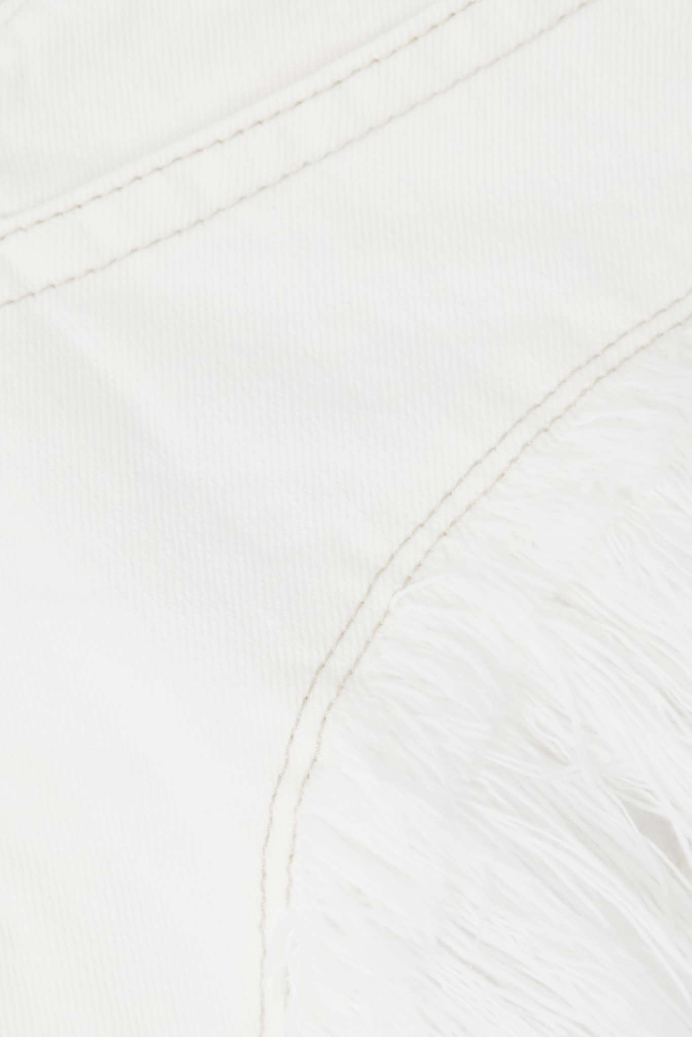Eneidao frayed denim shorts - 5