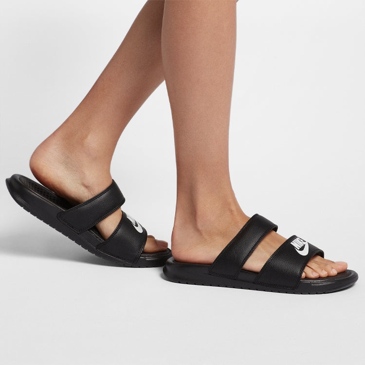 (WMNS) Nike Benassi Duo Ultra Slide 'Black' 819717-010 - 8