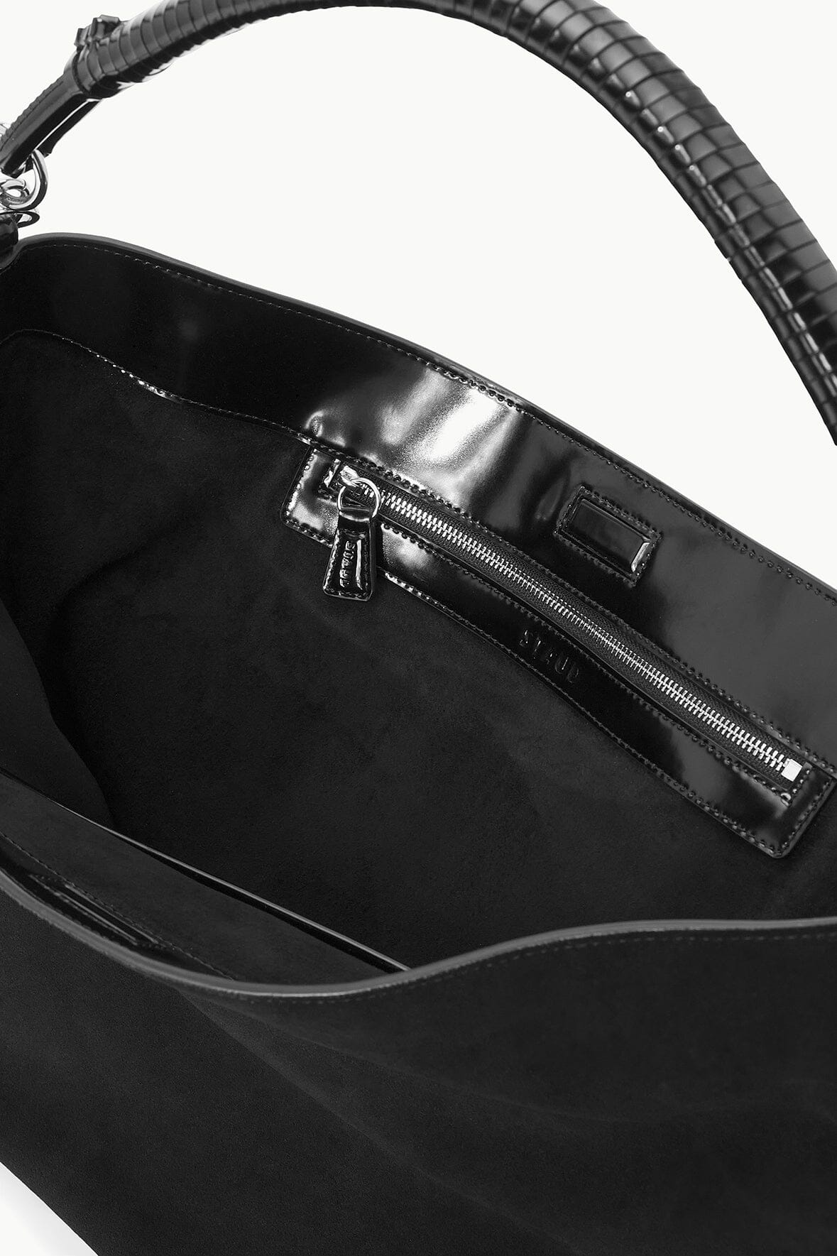 STAUD PERRY HOBO BAG BLACK - 4