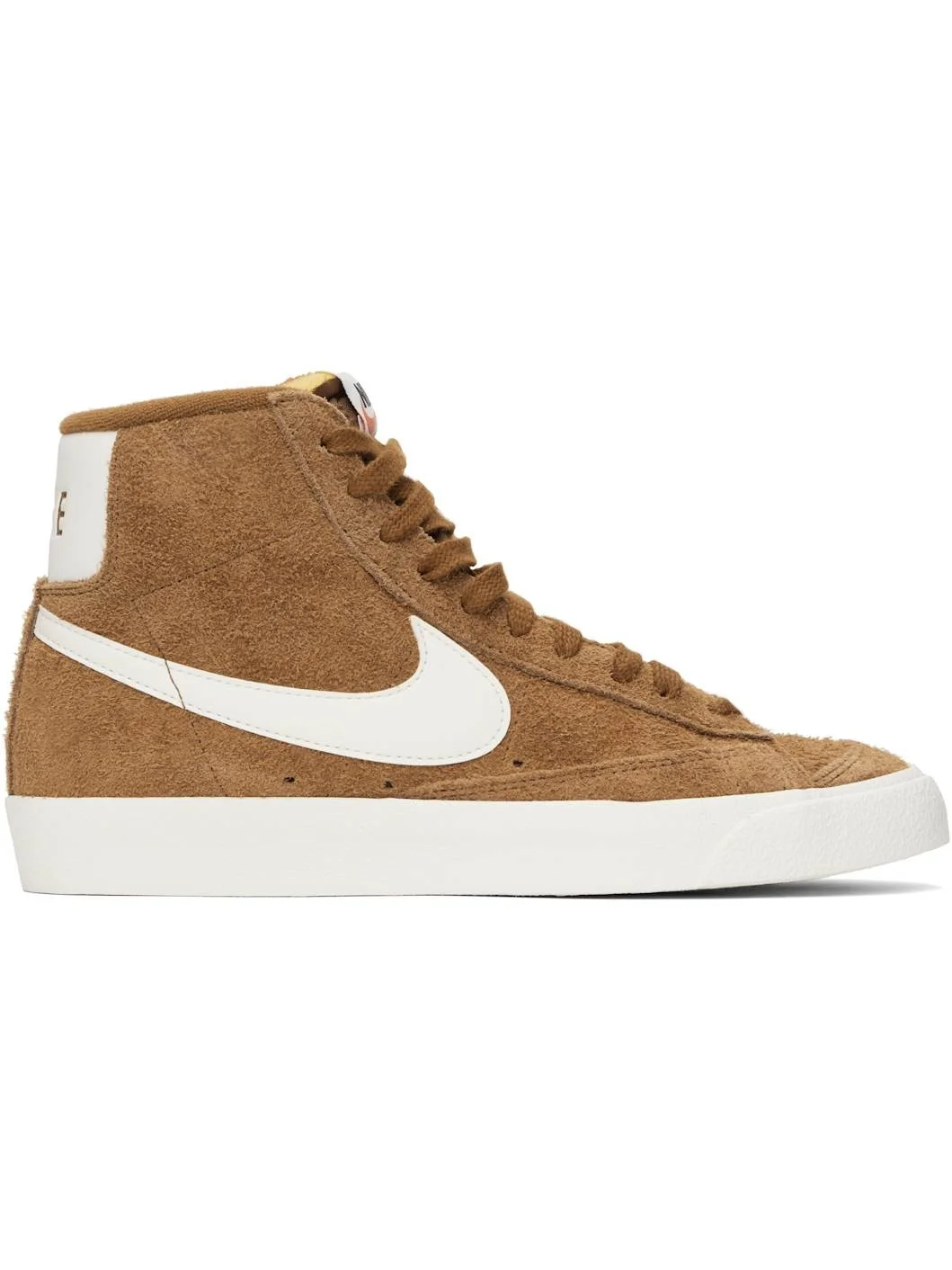 Brown & White Blazer Mid '77 Premium Sneakes - 1