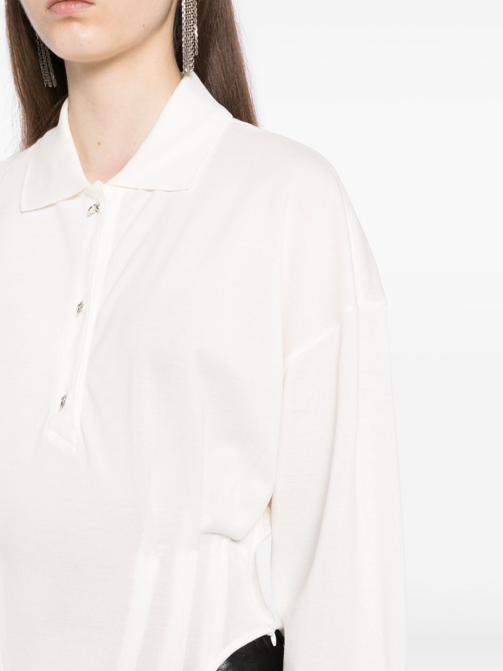 corseted polo shirt - 5