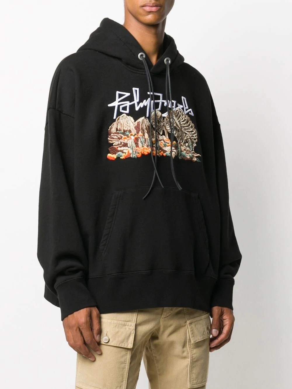 Desert Skull logo-print hooded sweatshirt - 3