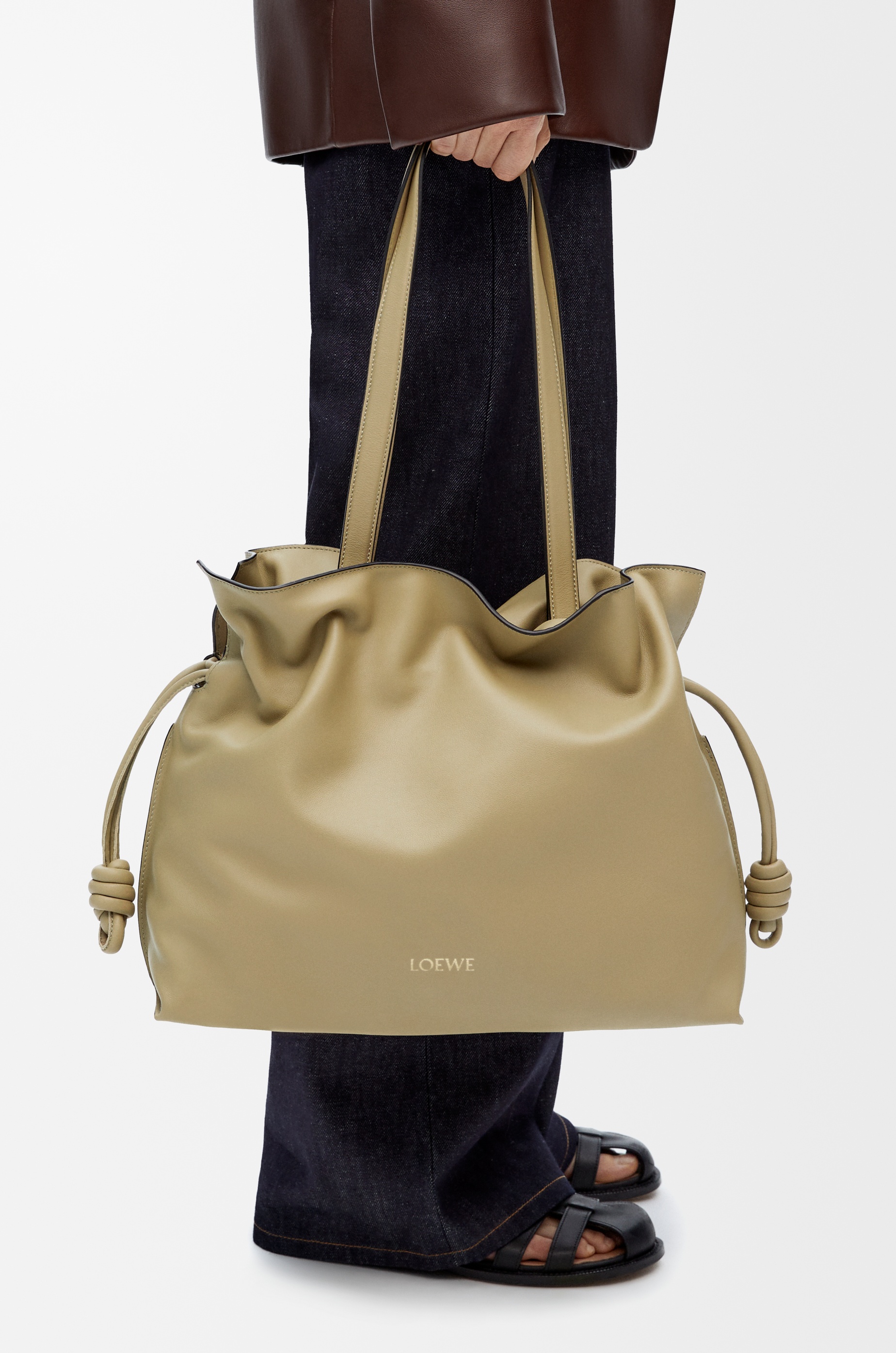 Large Flamenco clutch in nappa calfskin - 2