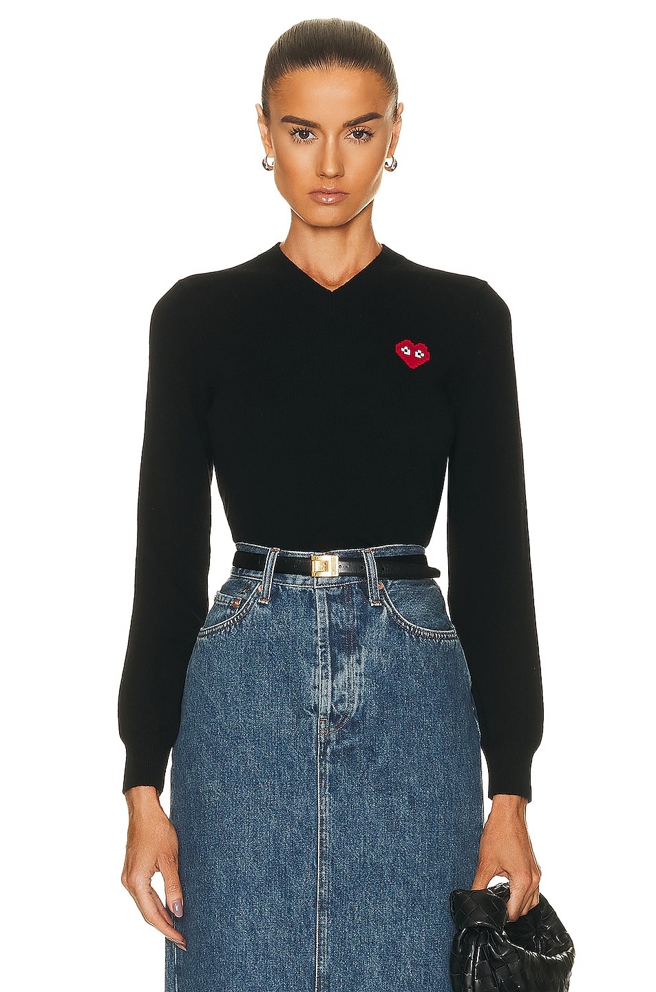 Invader V-Neck Pullover Sweater - 1