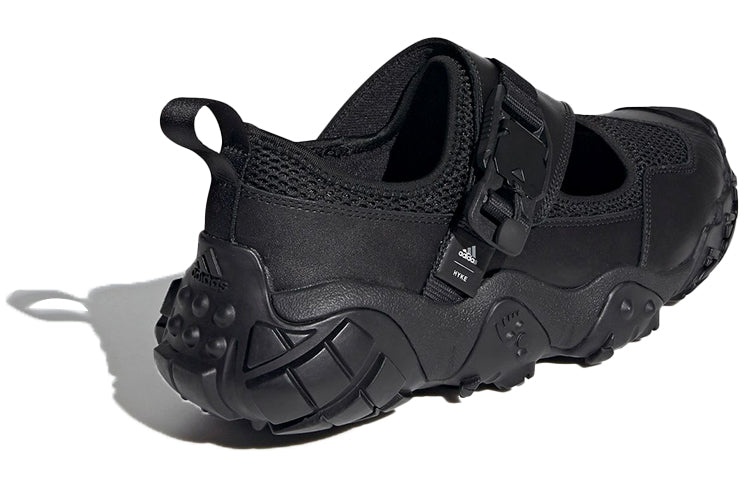 Hyke x adidas originals Fyw Xta Fashion Crossover Unisex Black Sandals FY3947 - 4