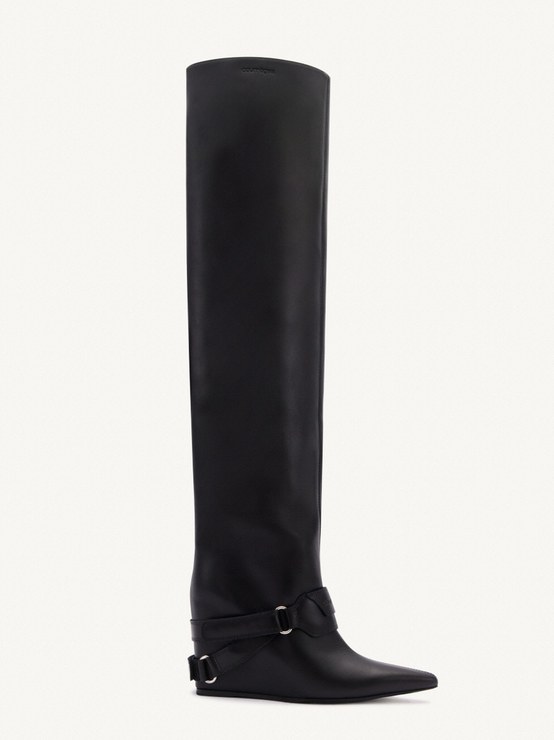 WEDGED LEATHER BOOTS 1