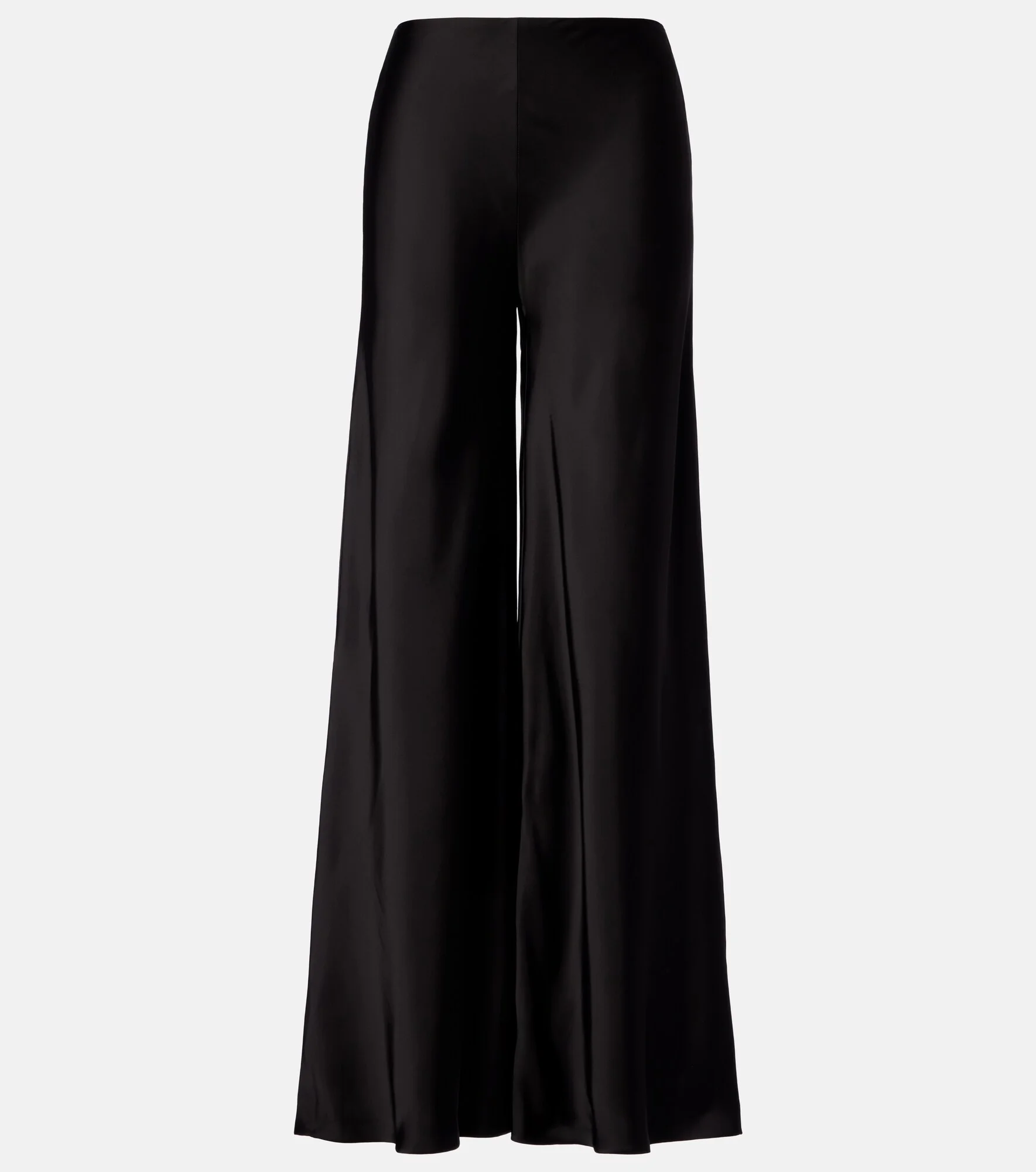 Satin wide-leg pants - 1