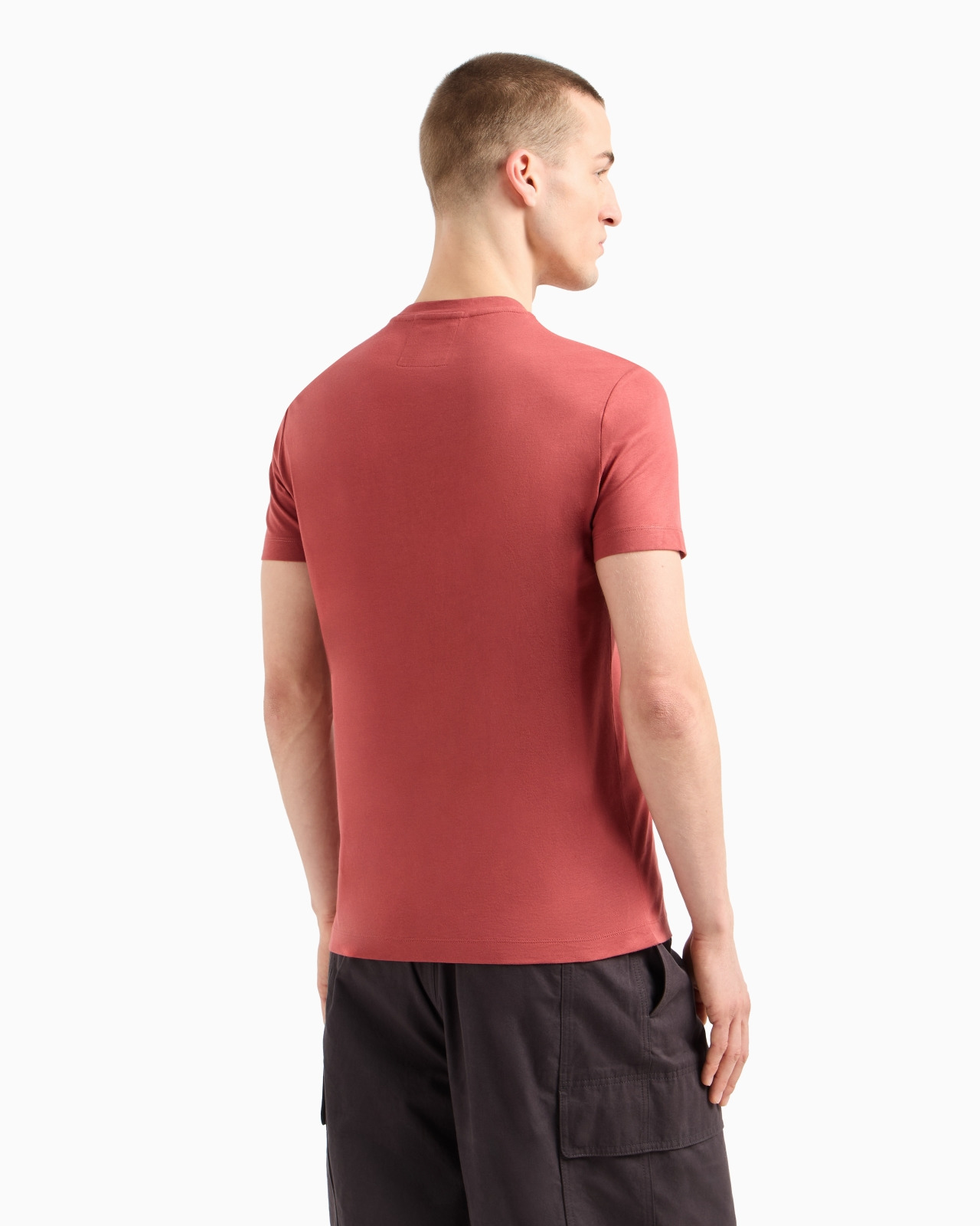 PIMA-JERSEY T-SHIRT WITH LOGO PRINT - 3