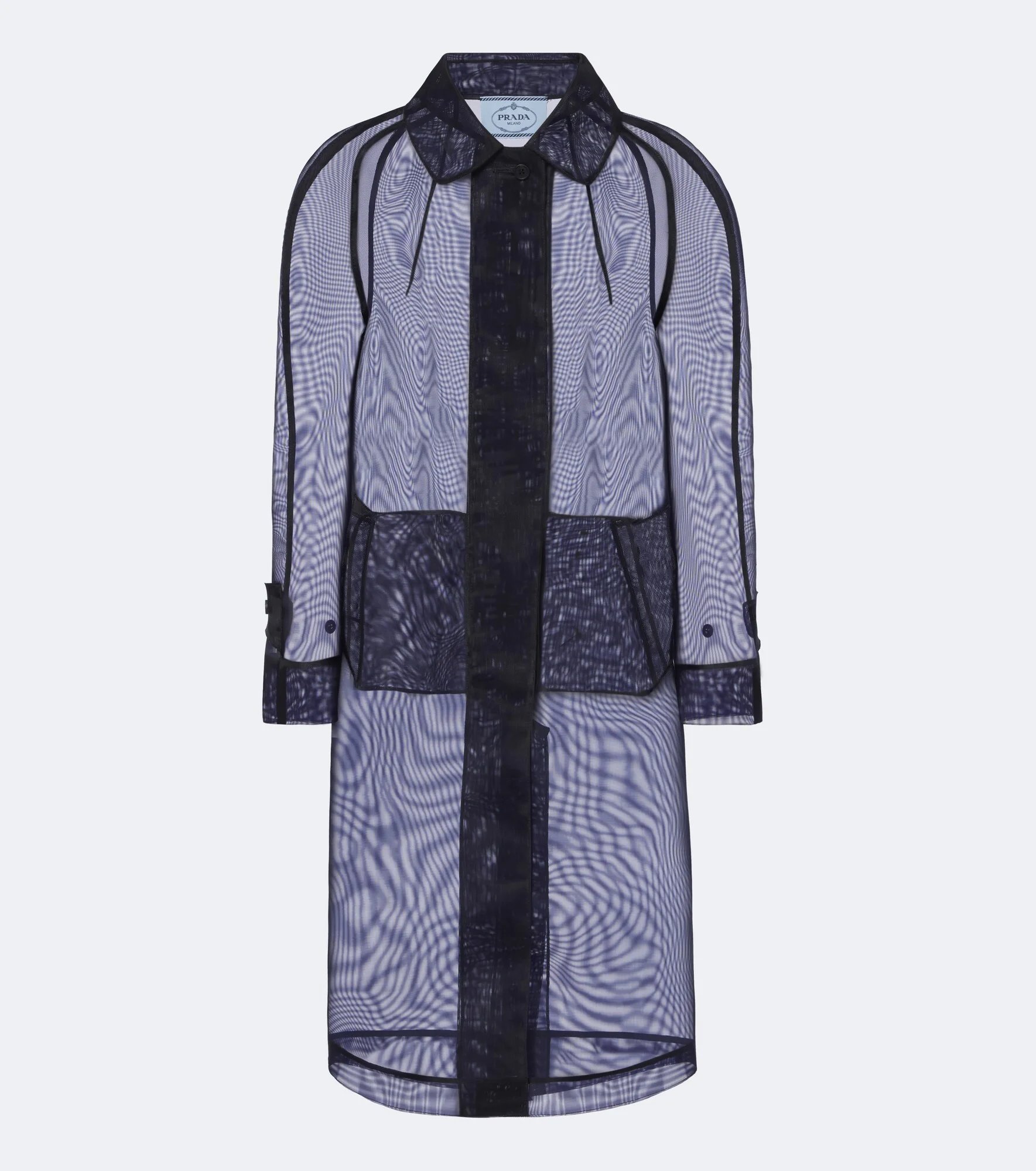 Semi-sheer coat - 1