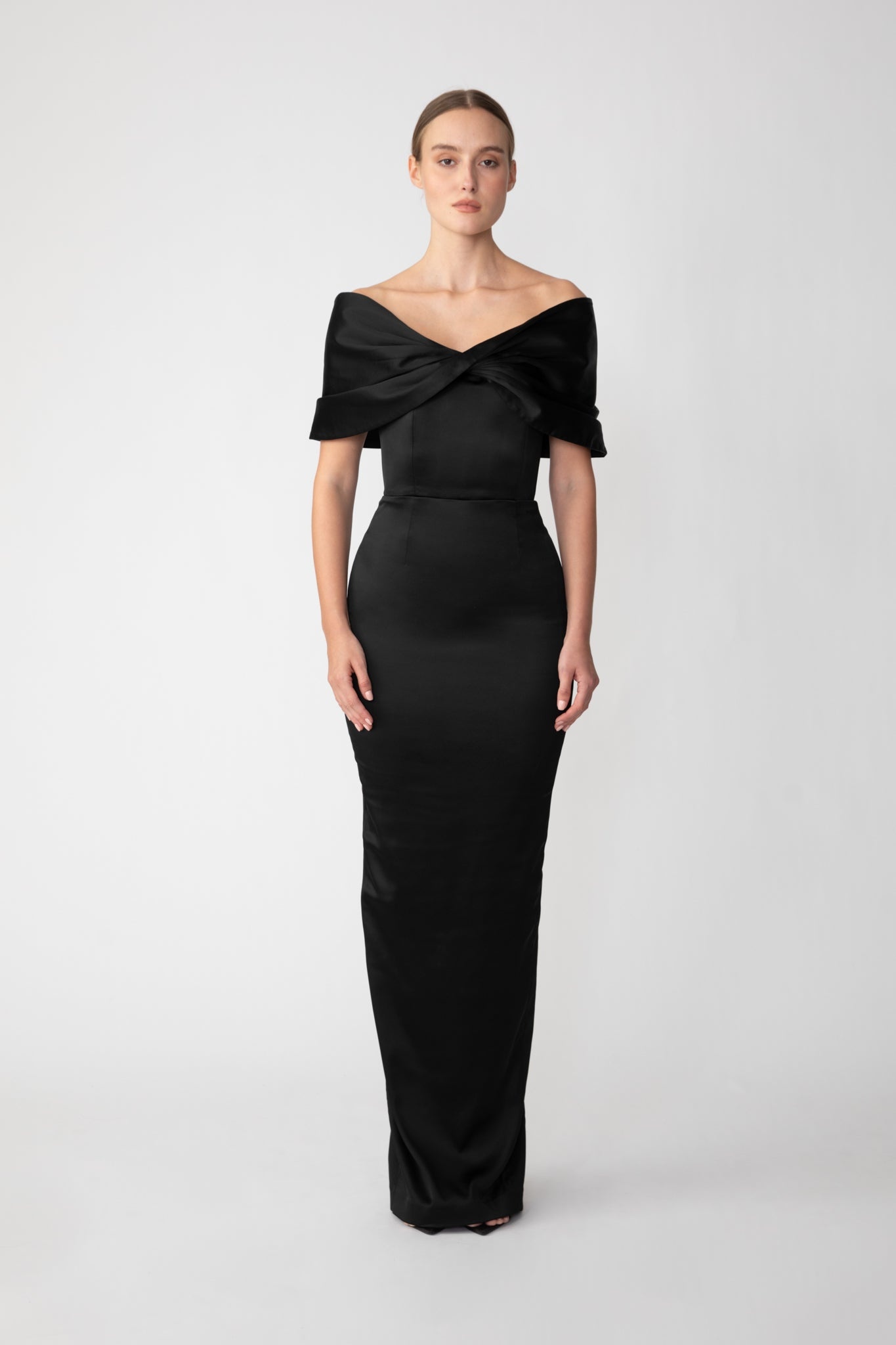 PALOMA SATIN GOWN - 1