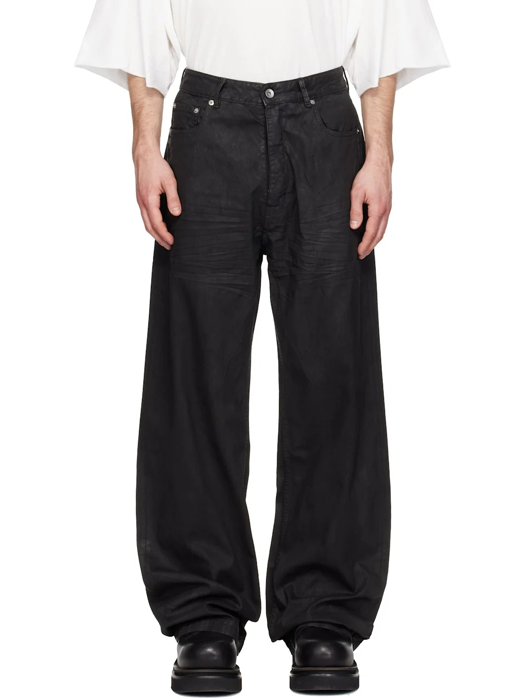 Black Temple Geth Jeans - 1