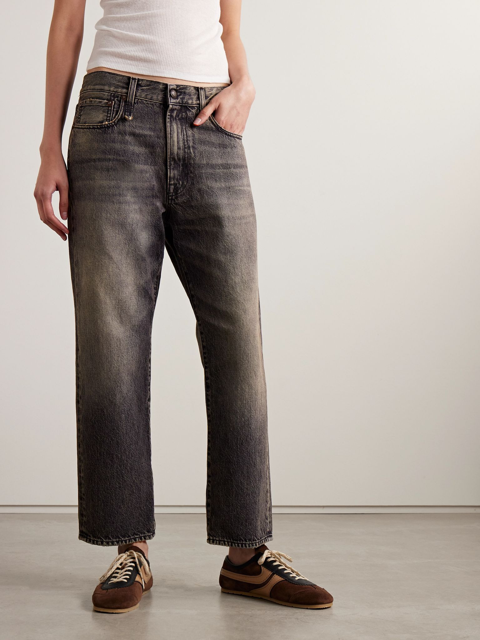 Distressed boyfriend jeans Dark denim - 3
