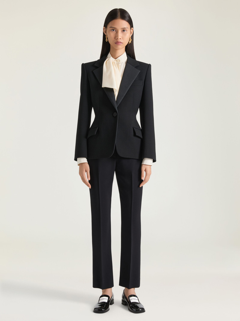 Givenchy SINGLE-BREASTED TUXEDO JACKET IN WOOL outlook