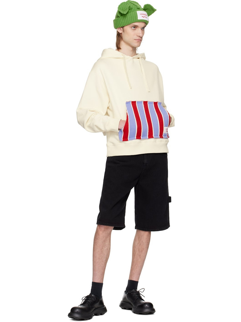 CHARLES JEFFREY LOVERBOY Off-White Patch Rabbit Ears Hoodie outlook