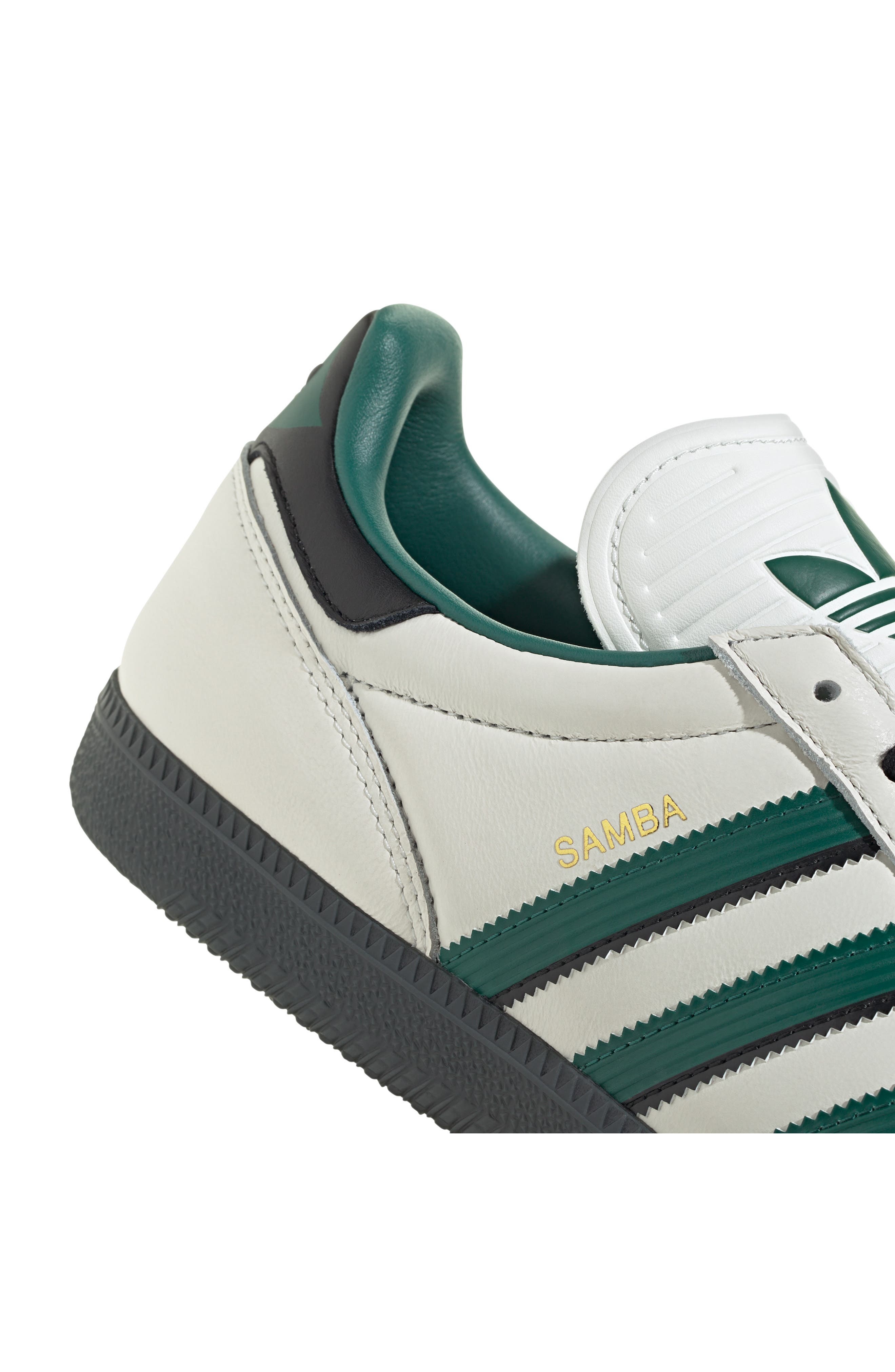 adidas Gender Inclusive Samba 62 Sneaker in White/Green/Carbon at Nordstrom - 9