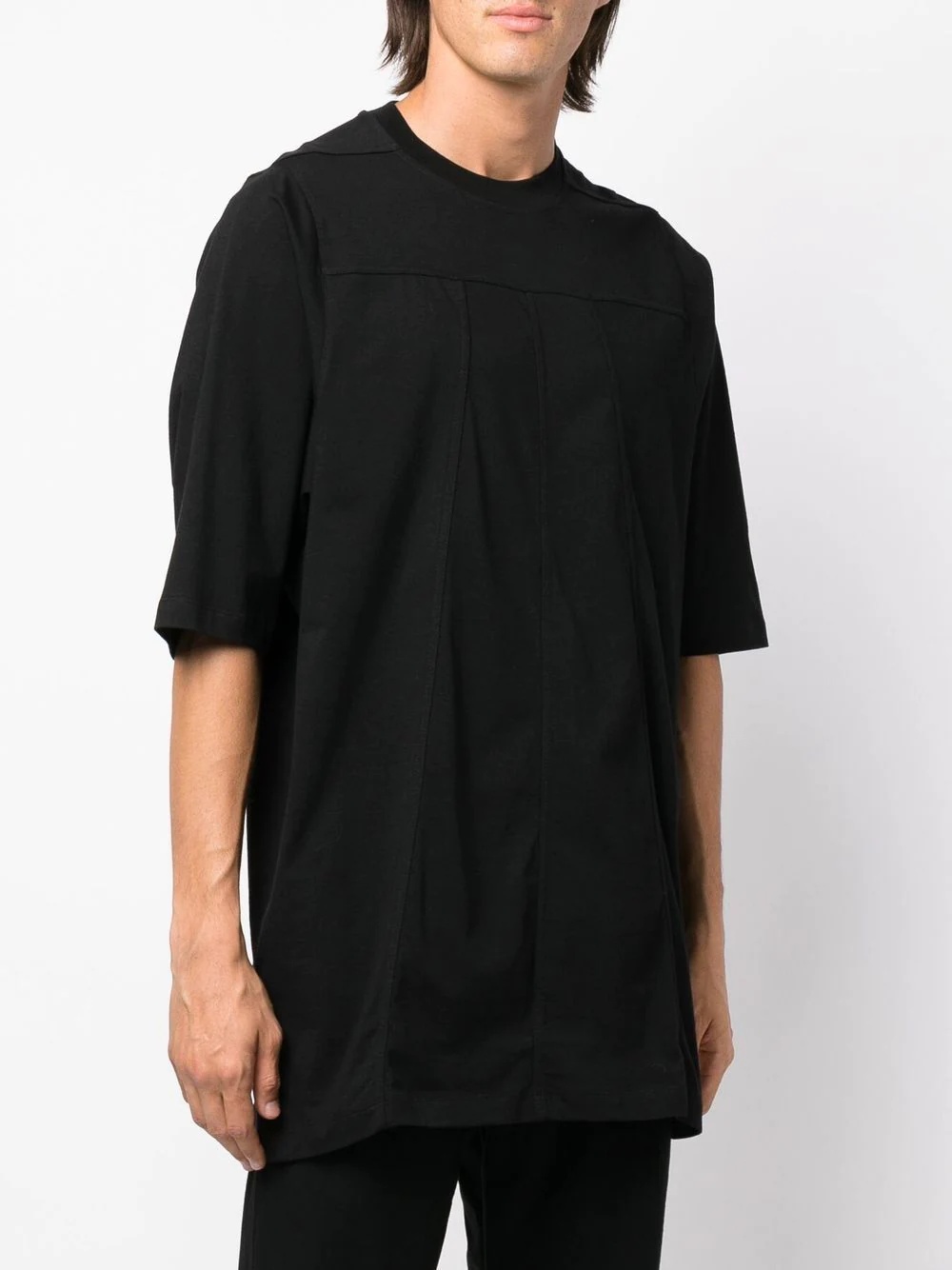 panelled short-sleeved T-shirt - 3