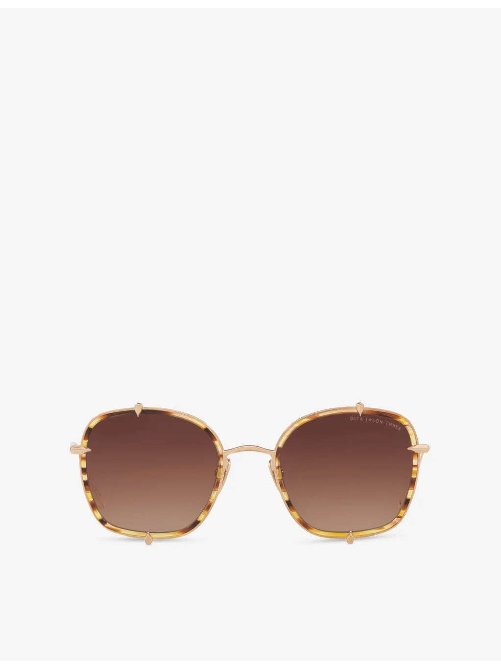 D4000444 TALON THREE DTS442 Square-Frame Titanium Sunglasses - 1