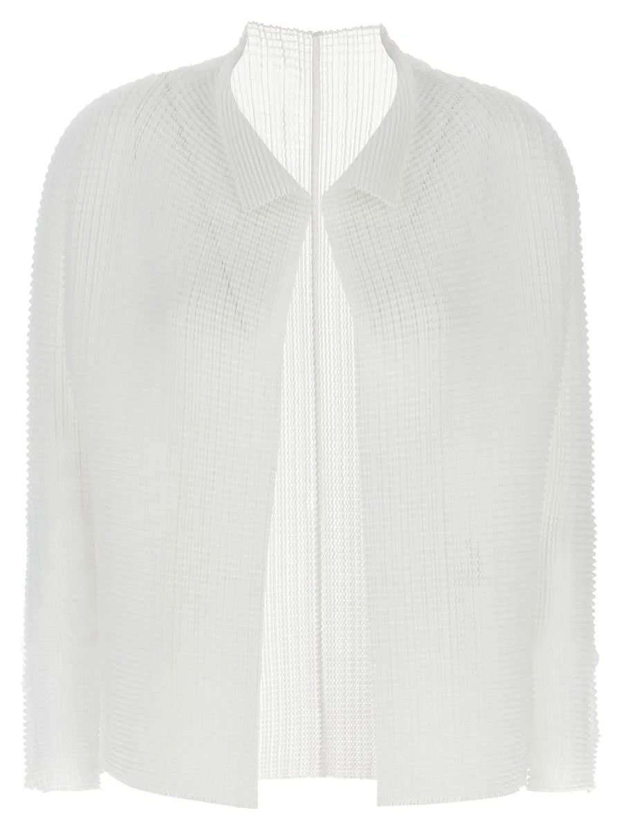 Issey Miyake 'Wooly Pleats' Cardigan - 1