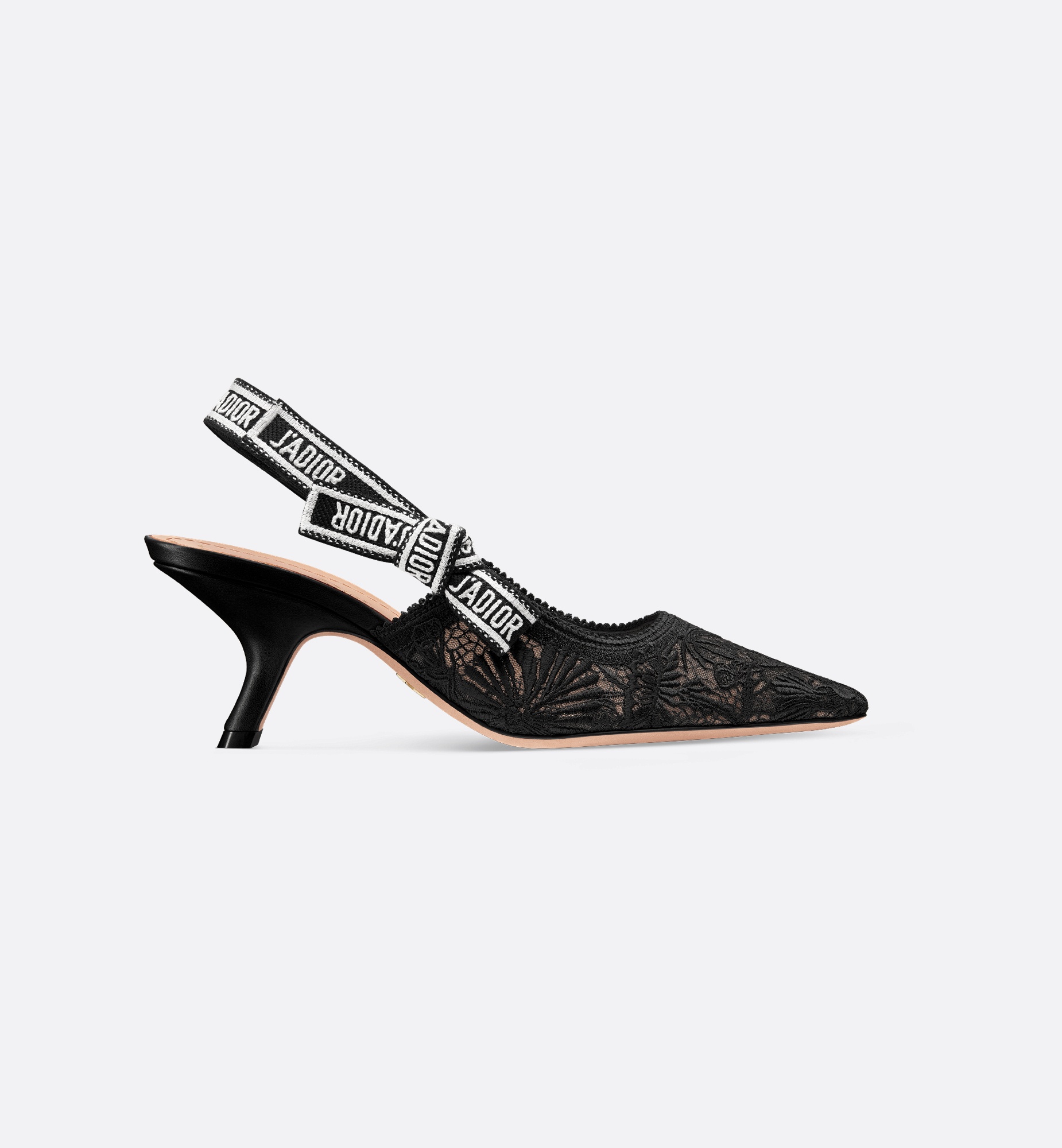 パンプス Dior J Adior Slingback Pump J'Adior Slingback Pump Black Technical Fabric | DIOR