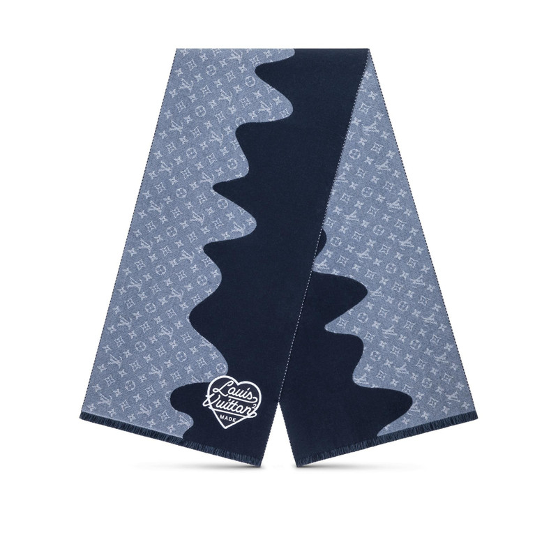 Monogram Drip Scarf 1