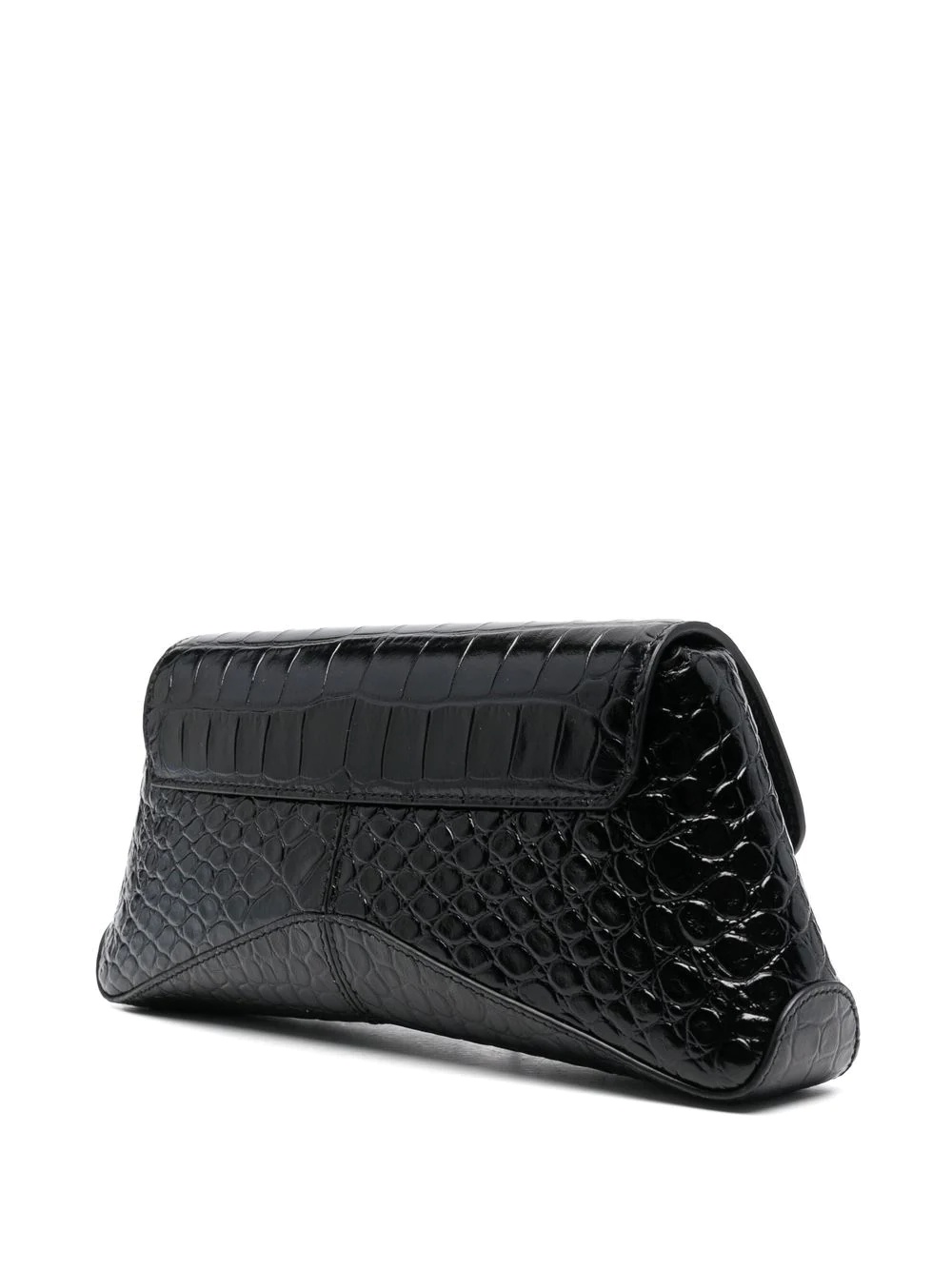 crocodile effect flap bag - 4