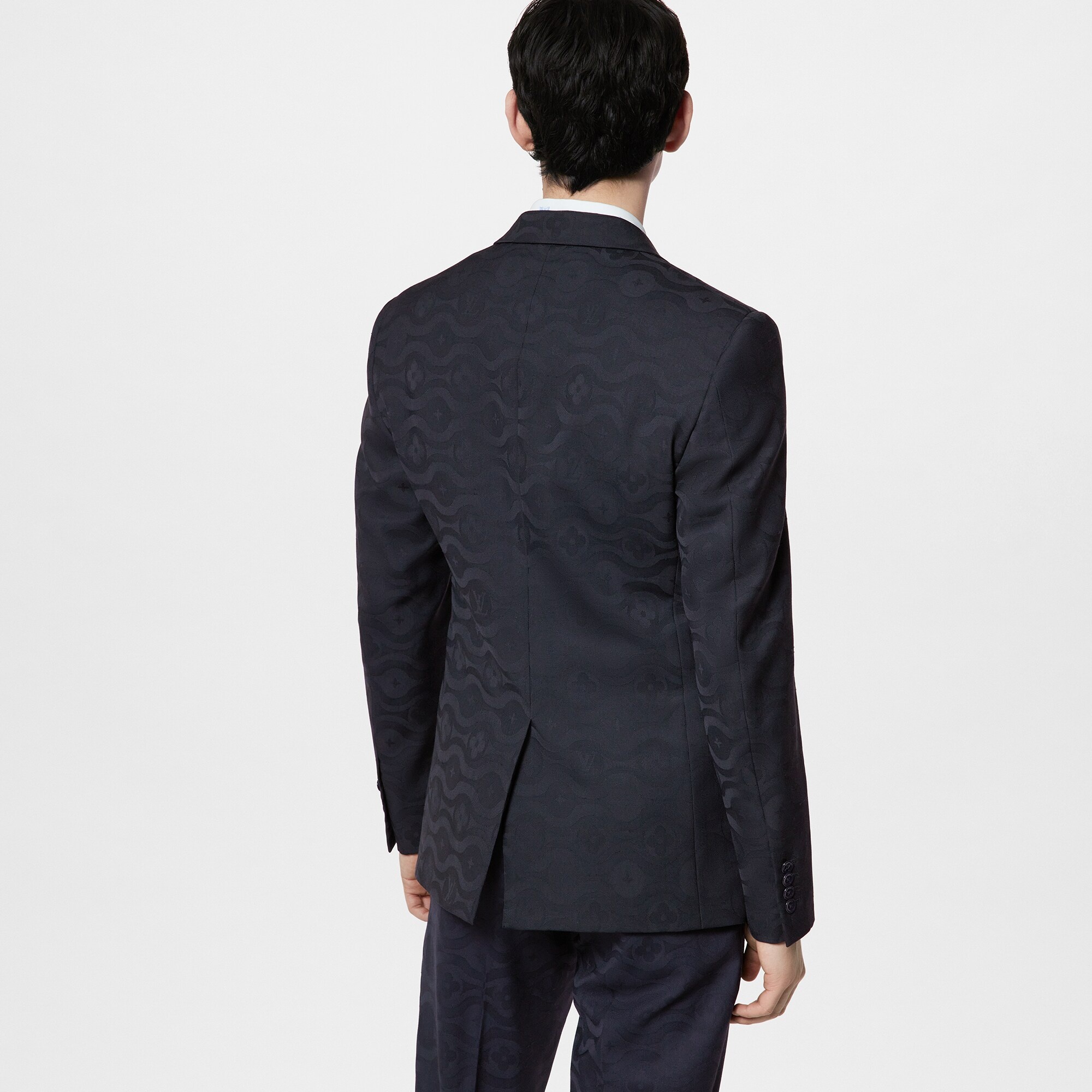 Single-Breasted Wool Pont Neuf Cutaway Jacket - 7