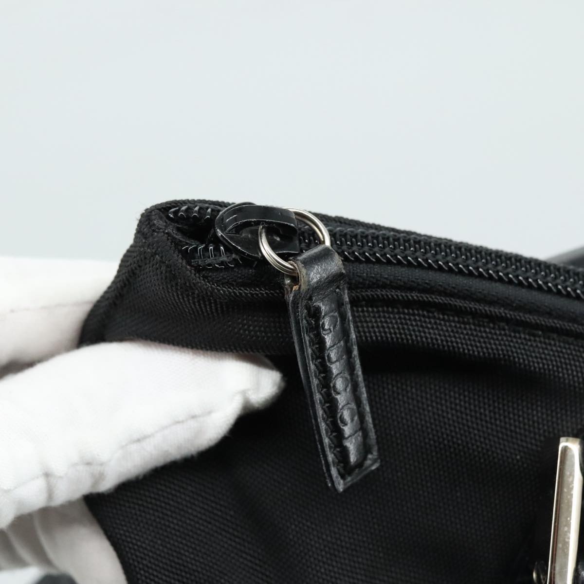 GUCCI Tote Bag Nylon Black Silver 000 1705 000 1705 - 15
