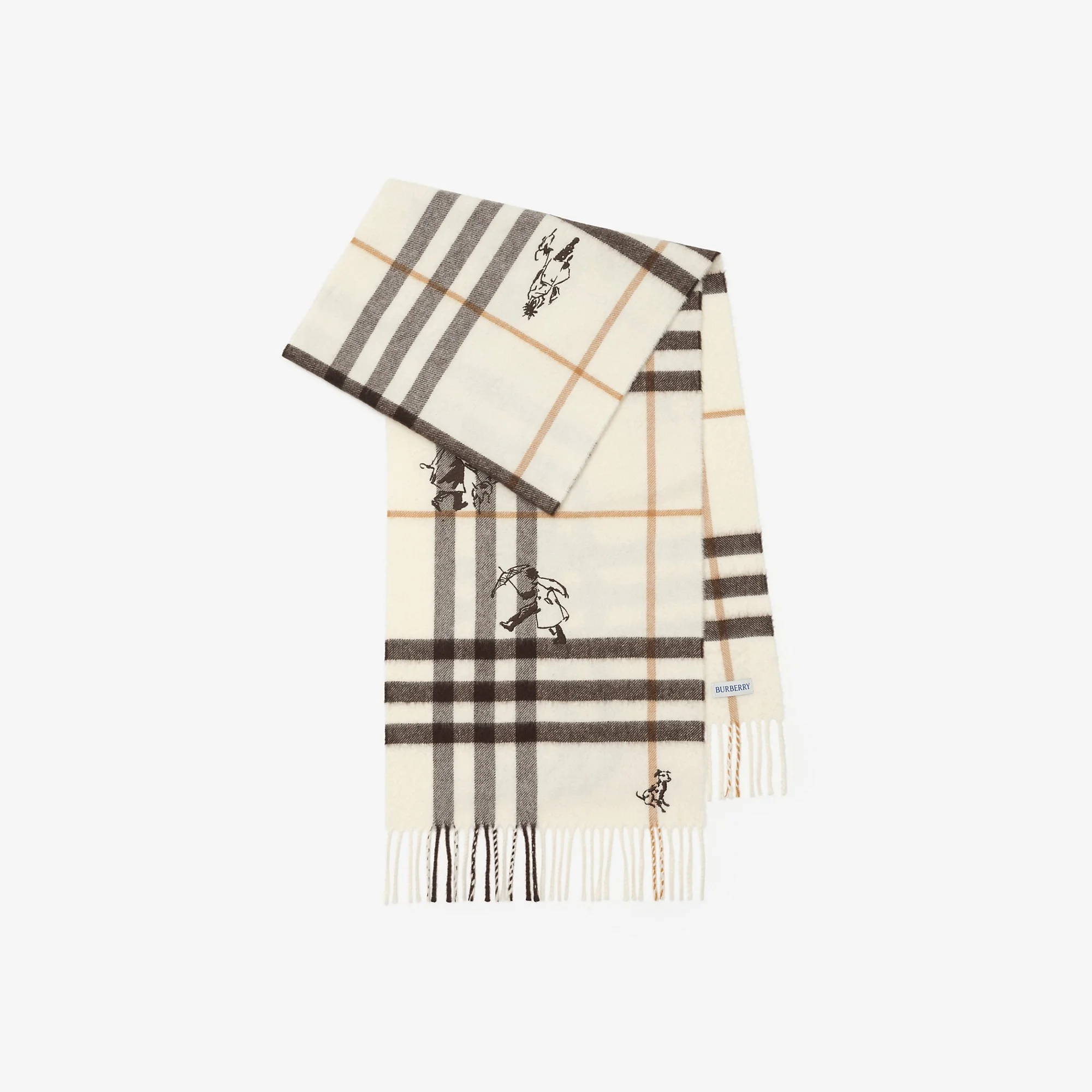 Check Mates Cashmere Scarf - 1