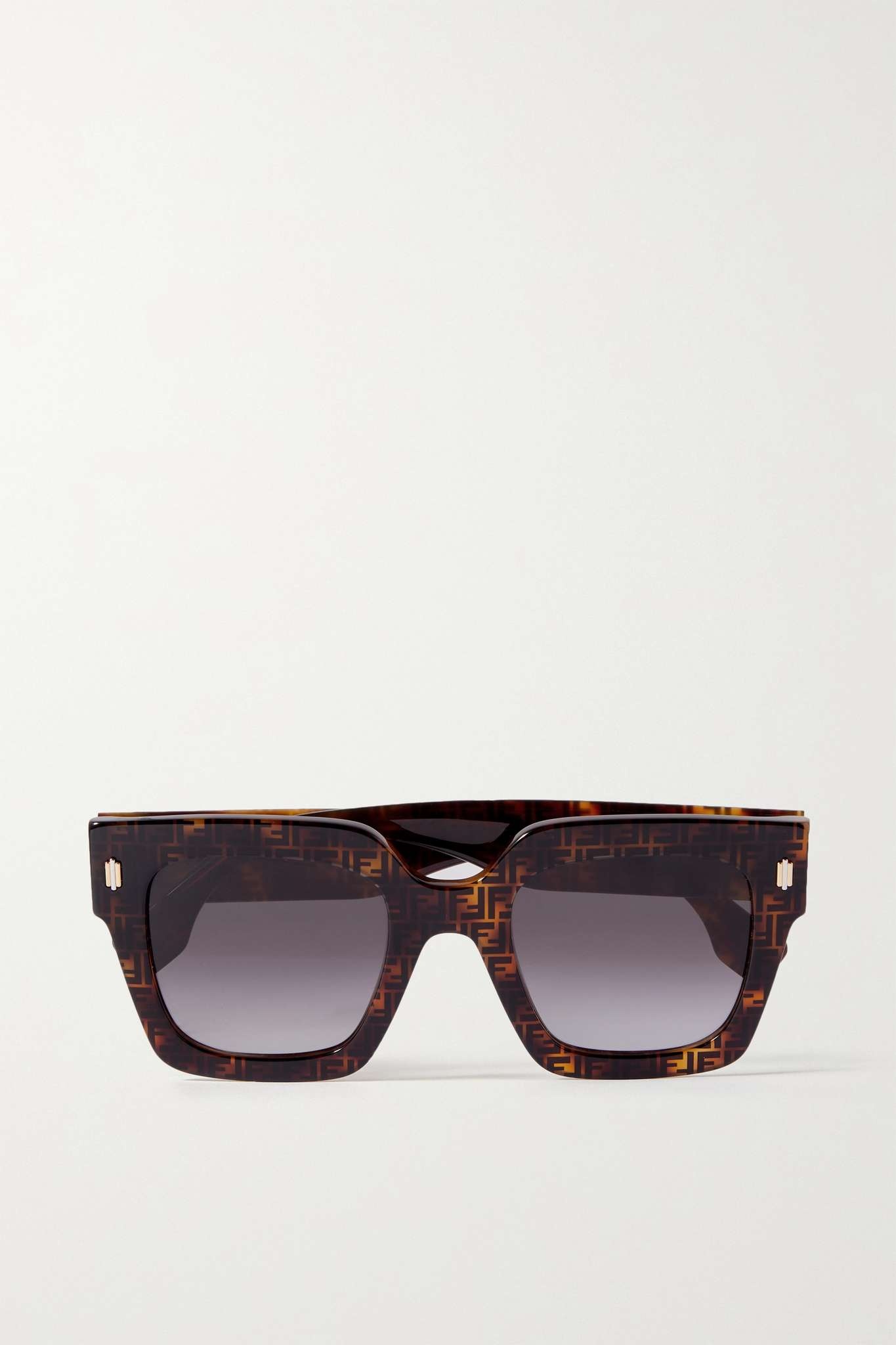 Roma oversized square-frame tortoiseshell acetate sunglasses - 1