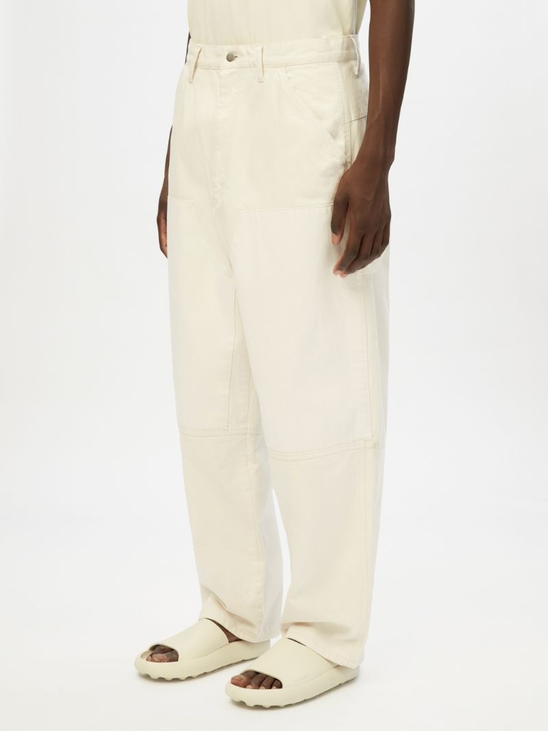 PANELLED DENIM PANTS - 4