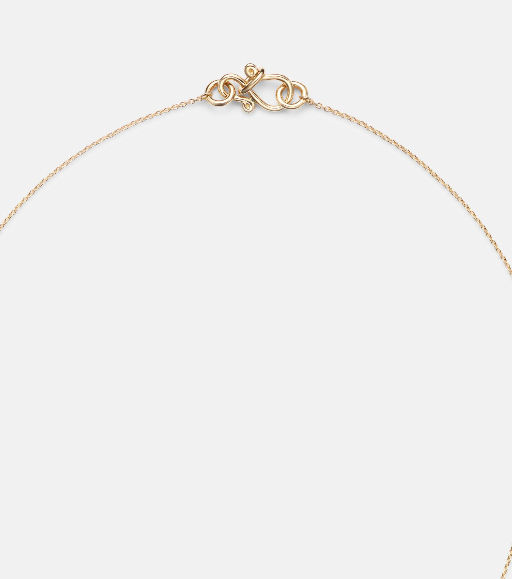 Rêve Simple 18kt gold necklace with diamonds - 6