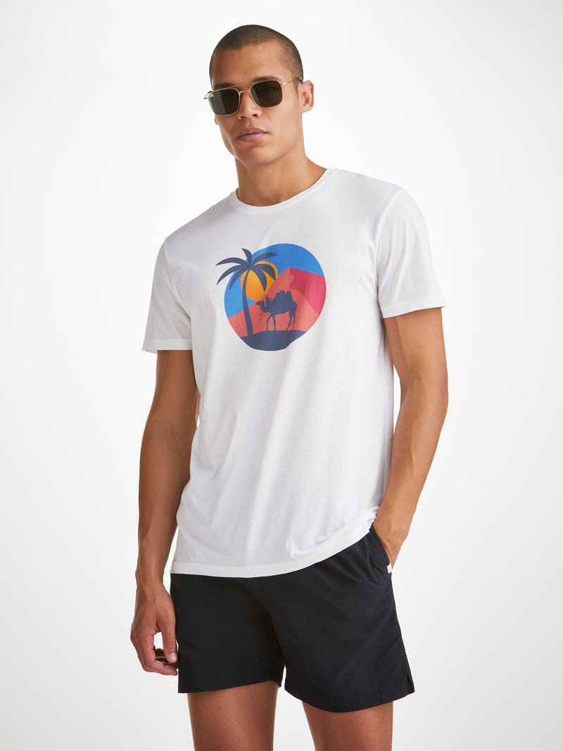 Men's T-Shirt Ripley 19 Pima Cotton White - 2