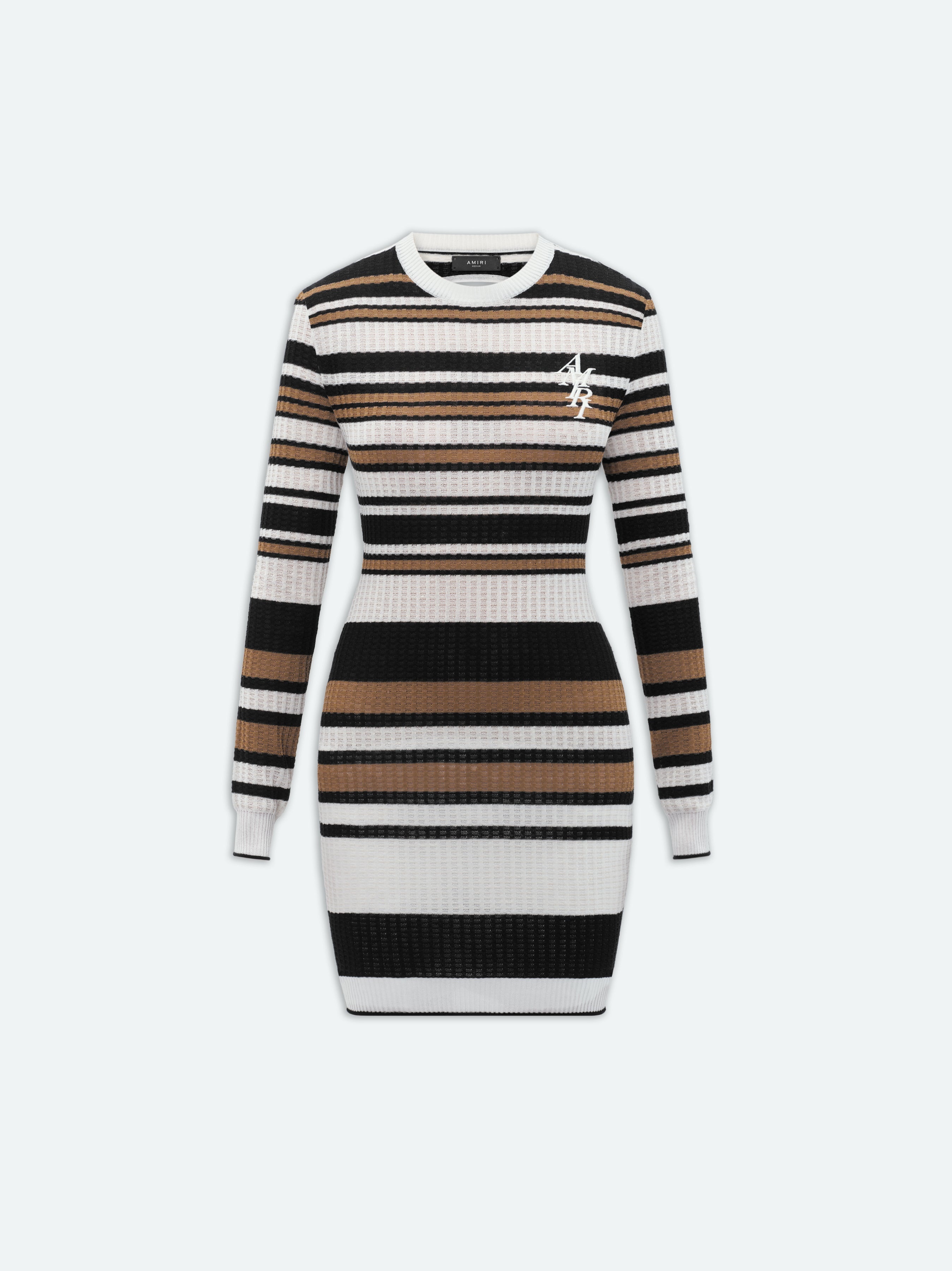 VERTICAL AMIRI STRIPED DRESS - 1