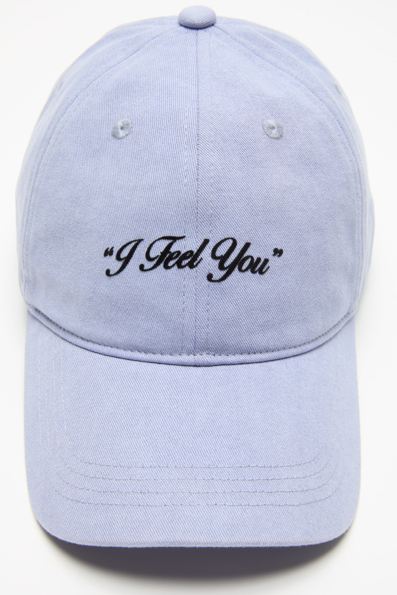 Acne Studios Logo cap - Dusty blue outlook