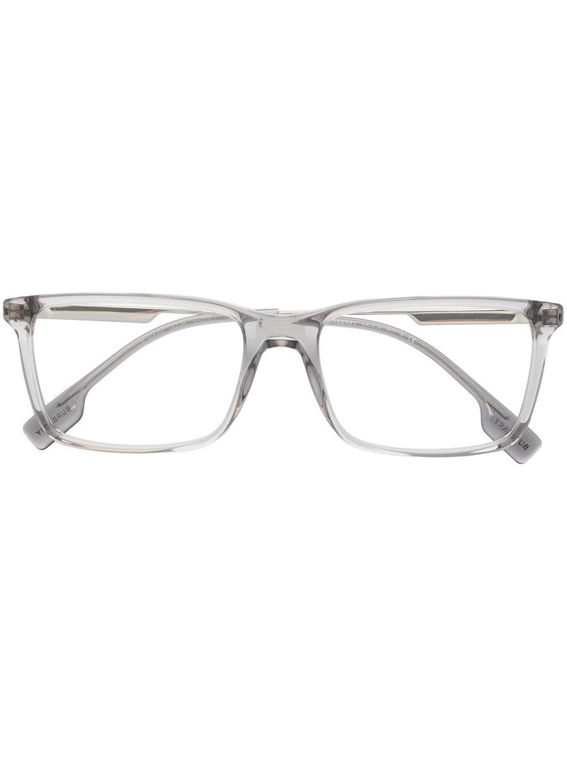 clear-frame wayfarer glasses 1
