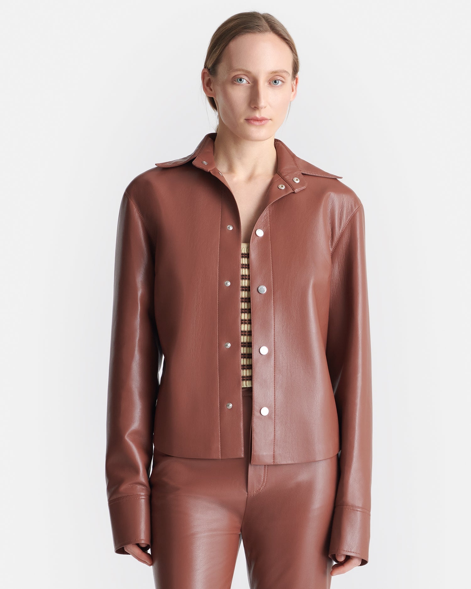 Okobor™ Alt-Leather Shirt Jacket - 2