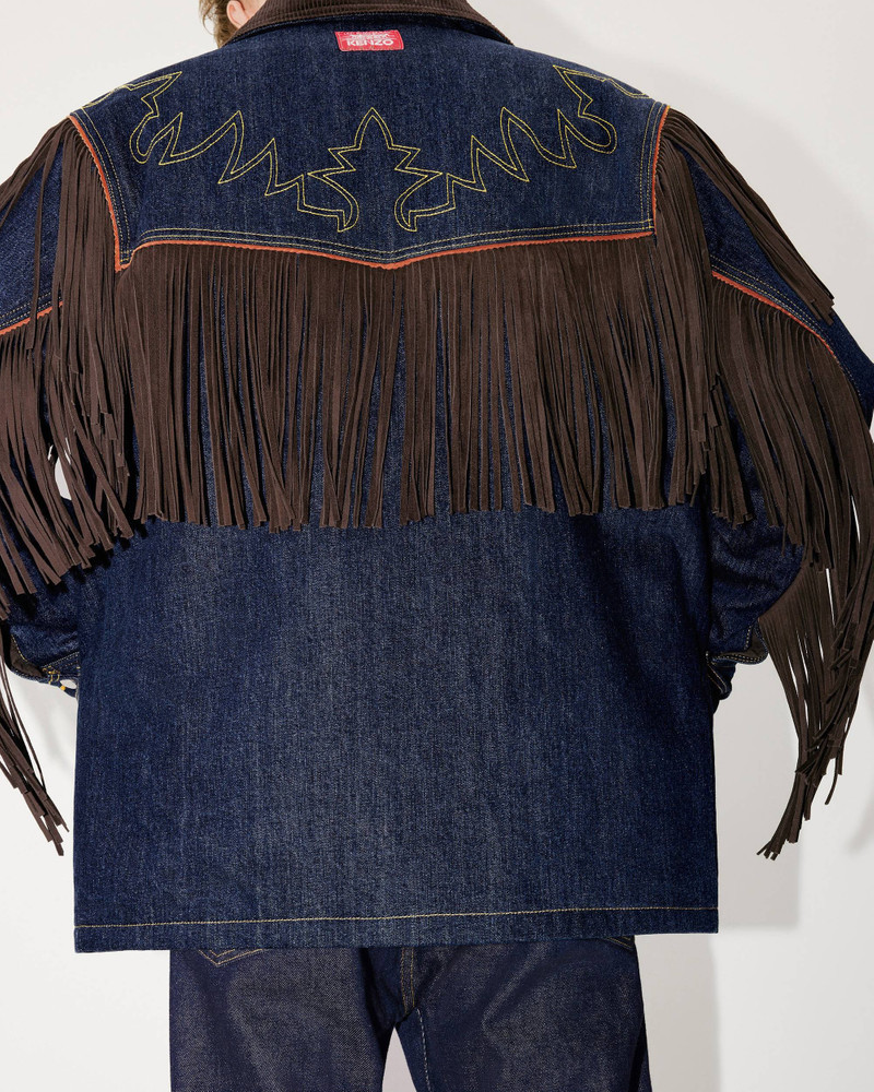 KENZO x LEVI'S® genderless  fringed denim jacket 9