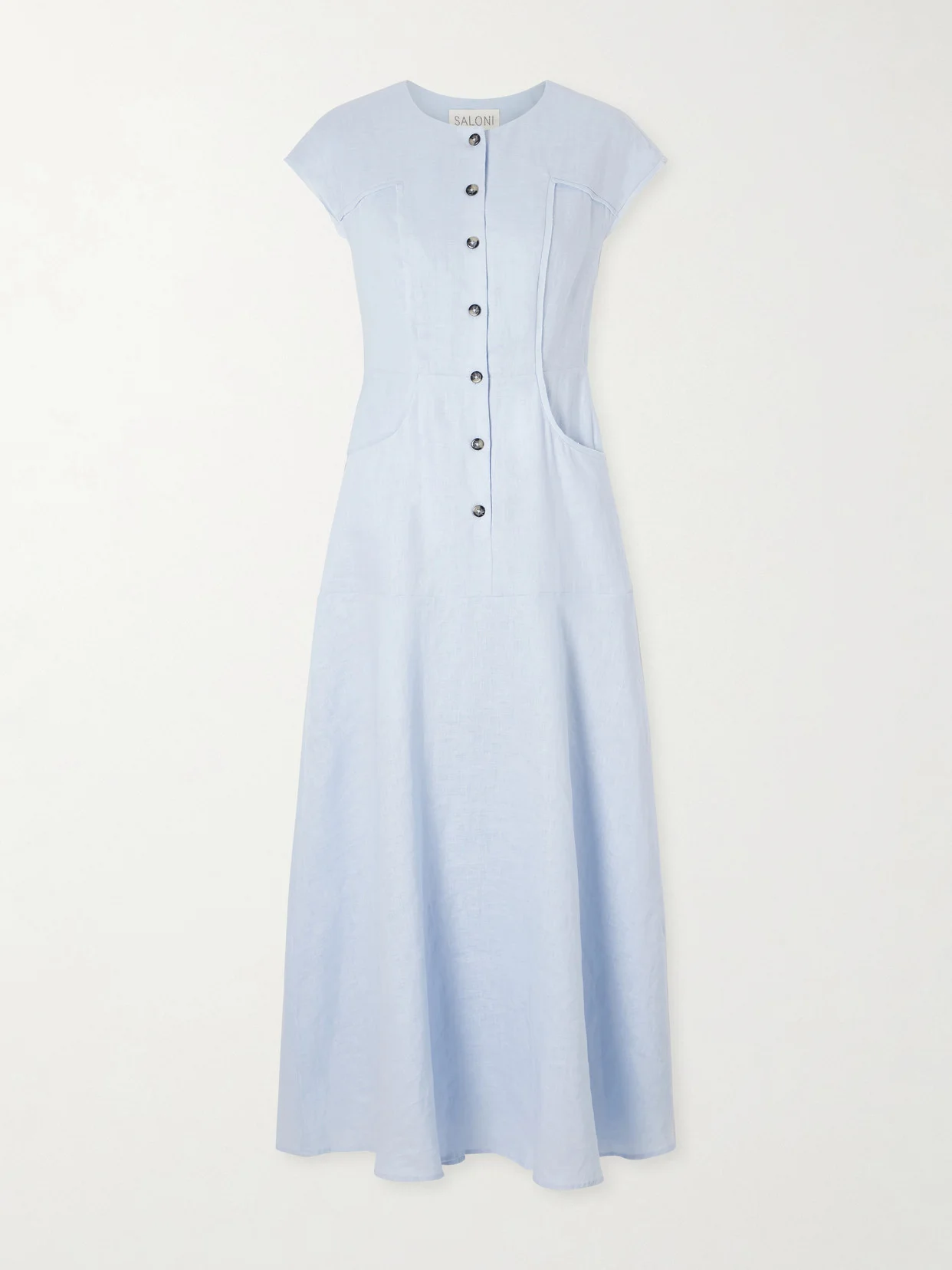 Sierra Linen Midi Dress - 1
